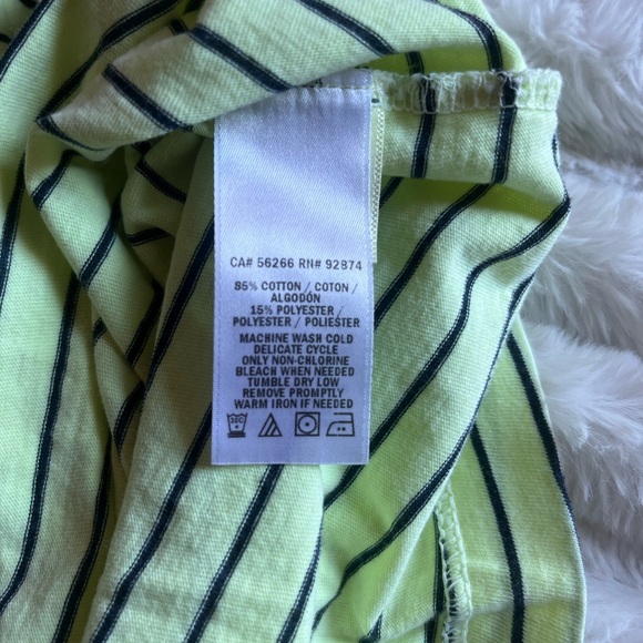 Splendid Striped Ruffle Sleeve Tee - Picture 5 of 5